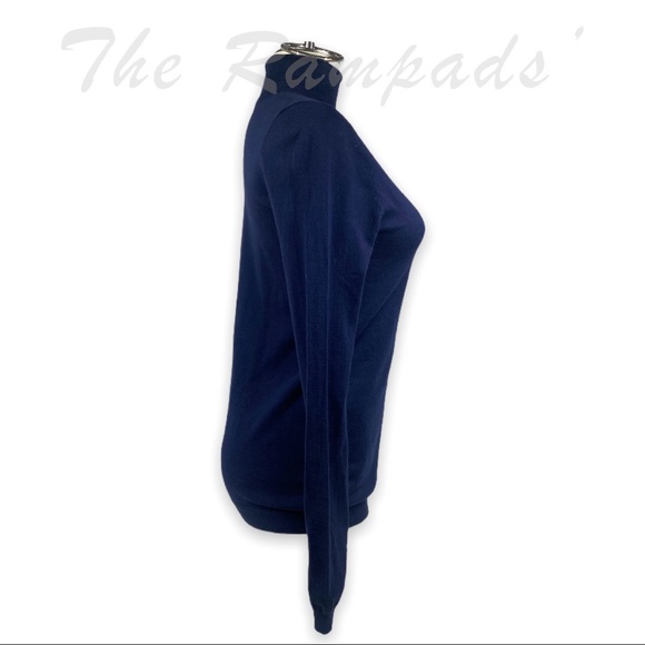 Gap Blue Turtleneck Long-sleeve Sweater Size Medium - Picture 2 of 7